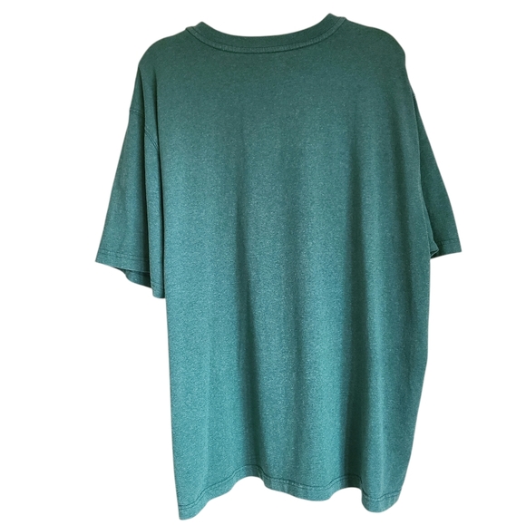 carhartt loose fit heavyweight short-sleeve pocket henley t-shirt green mens XL - Picture 2 of 5